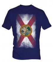 Florida State Faded Flag Mens T-Shirt
