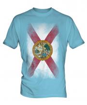 Florida State Faded Flag Mens T-Shirt