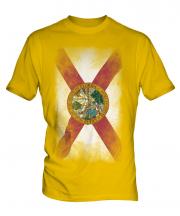 Florida State Faded Flag Mens T-Shirt