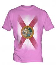 Florida State Faded Flag Mens T-Shirt