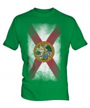 Florida State Faded Flag Mens T-Shirt