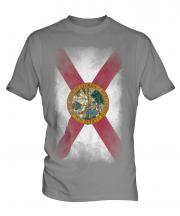 Florida State Faded Flag Mens T-Shirt