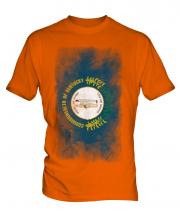 Kentucky State Faded Flag Mens T-Shirt