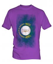 Kentucky State Faded Flag Mens T-Shirt