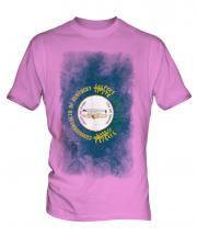 Kentucky State Faded Flag Mens T-Shirt