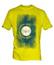 Kentucky State Faded Flag Mens T-Shirt