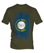 Kentucky State Faded Flag Mens T-Shirt