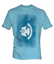 Louisiana State Faded Flag Mens T-Shirt