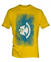 Louisiana State Faded Flag Mens T-Shirt
