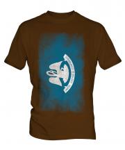 Louisiana State Faded Flag Mens T-Shirt