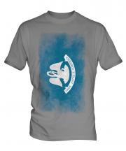 Louisiana State Faded Flag Mens T-Shirt