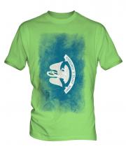 Louisiana State Faded Flag Mens T-Shirt
