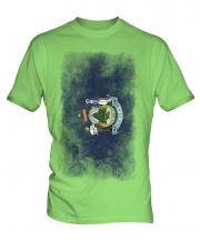 Maine State Faded Flag Mens T-Shirt