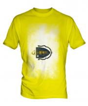 Massachusetts State Faded Flag Mens T-Shirt