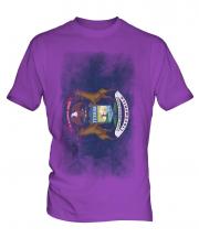 Michigan State Faded Flag Mens T-Shirt