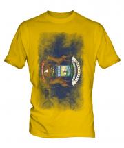 Michigan State Faded Flag Mens T-Shirt