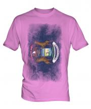 Michigan State Faded Flag Mens T-Shirt