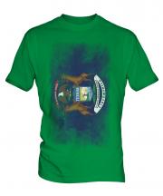 Michigan State Faded Flag Mens T-Shirt