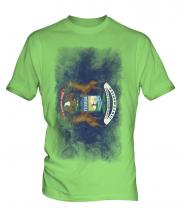 Michigan State Faded Flag Mens T-Shirt