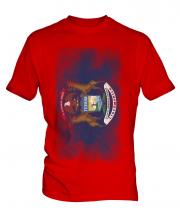 Michigan State Faded Flag Mens T-Shirt