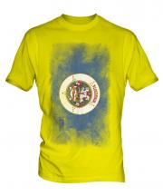 Minnesota State Faded Flag Mens T-Shirt
