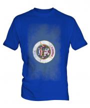 Minnesota State Faded Flag Mens T-Shirt