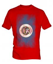 Minnesota State Faded Flag Mens T-Shirt