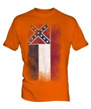 Mississippi State Faded Flag Mens T-Shirt