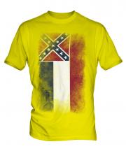 Mississippi State Faded Flag Mens T-Shirt