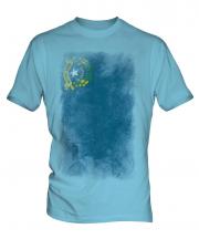 Nevada State Faded Flag Mens T-Shirt