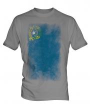 Nevada State Faded Flag Mens T-Shirt