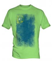 Nevada State Faded Flag Mens T-Shirt