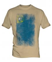 Nevada State Faded Flag Mens T-Shirt