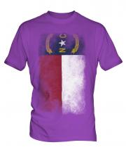 North Carolina State Faded Flag Mens T-Shirt