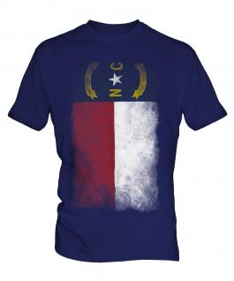 North Carolina State Faded Flag Mens T-Shirt