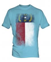 North Carolina State Faded Flag Mens T-Shirt