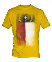 North Carolina State Faded Flag Mens T-Shirt