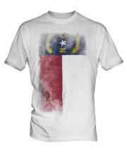 North Carolina State Faded Flag Mens T-Shirt