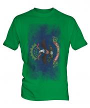 North Dakota State Faded Flag Mens T-Shirt