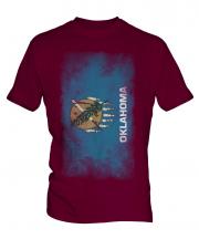 Oklahoma State Faded Flag Mens T-Shirt