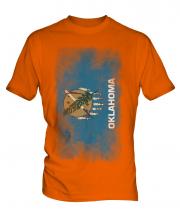 Oklahoma State Faded Flag Mens T-Shirt