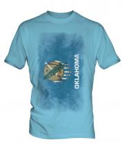 Oklahoma State Faded Flag Mens T-Shirt