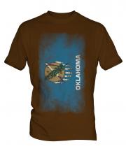 Oklahoma State Faded Flag Mens T-Shirt