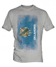 Oklahoma State Faded Flag Mens T-Shirt