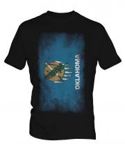 Oklahoma State Faded Flag Mens T-Shirt