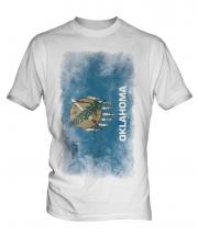 Oklahoma State Faded Flag Mens T-Shirt