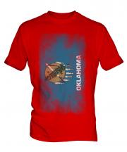 Oklahoma State Faded Flag Mens T-Shirt