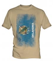 Oklahoma State Faded Flag Mens T-Shirt