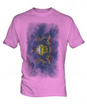 Pennsylvania State Faded Flag Mens T-Shirt