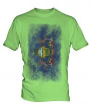 Pennsylvania State Faded Flag Mens T-Shirt